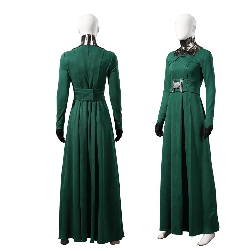 Avengers Doomsday Latverian Witch Costume Green Cosplay Suit