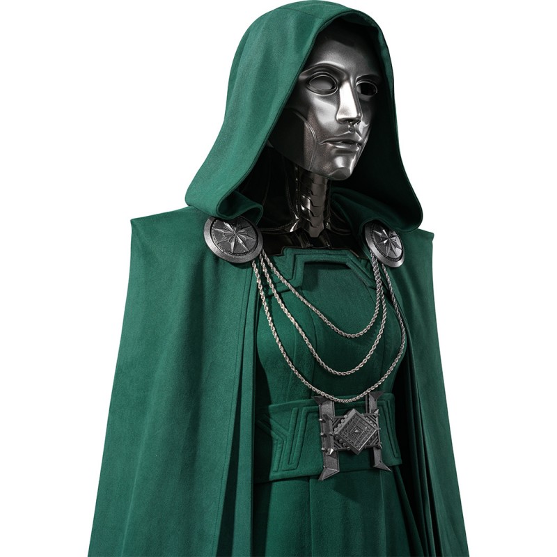 Avengers Doomsday Latverian Witch Costume Green Cosplay Suit