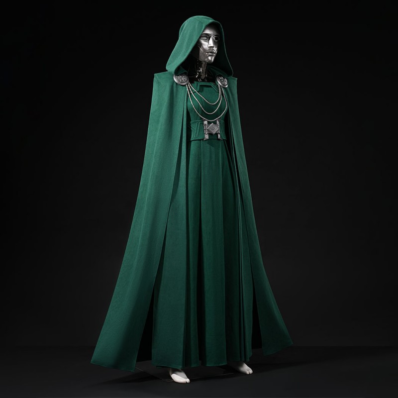 Avengers Doomsday Latverian Witch Costume Green Cosplay Suit