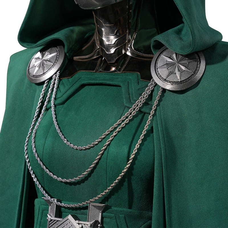 Avengers Doomsday Latverian Witch Costume Green Cosplay Suit