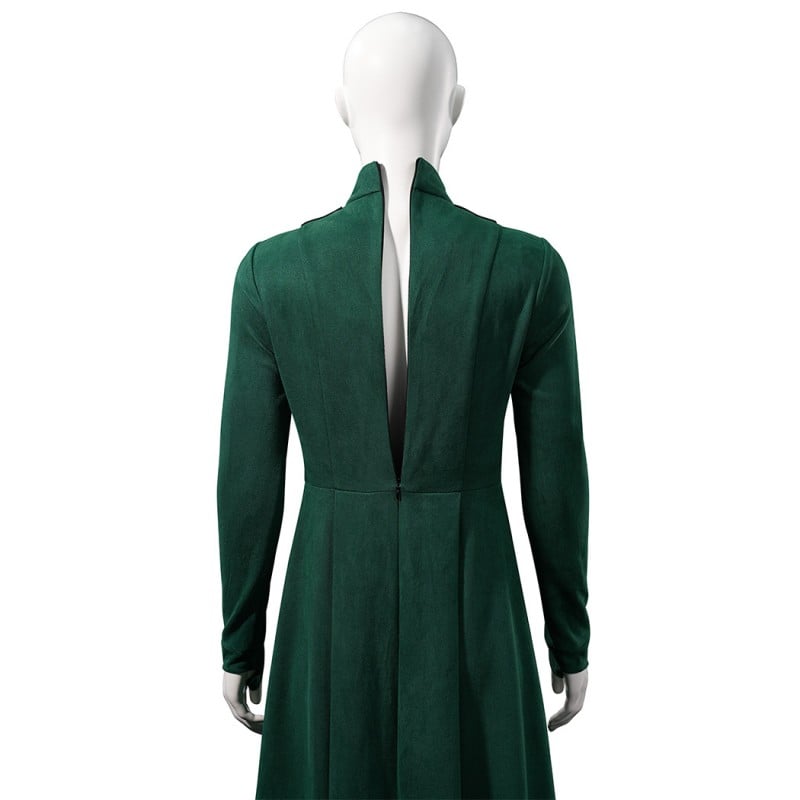 Avengers Doomsday Latverian Witch Costume Green Cosplay Suit