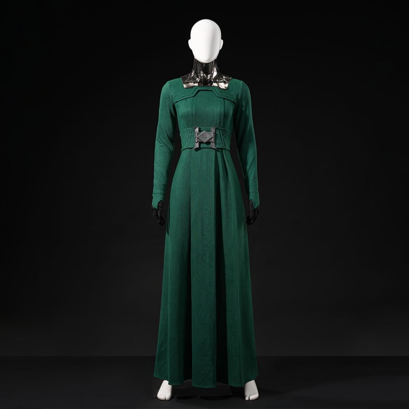 Avengers Doomsday Latverian Witch Costume Green Cosplay Suit