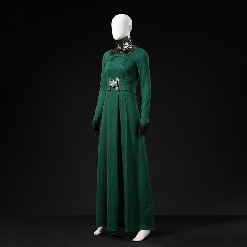 Avengers Doomsday Latverian Witch Costume Green Cosplay Suit