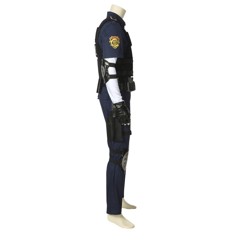 Leon Scott Kennedy Costume Resident Evil 2 Cosplay Suit Men Halloween Outfit
