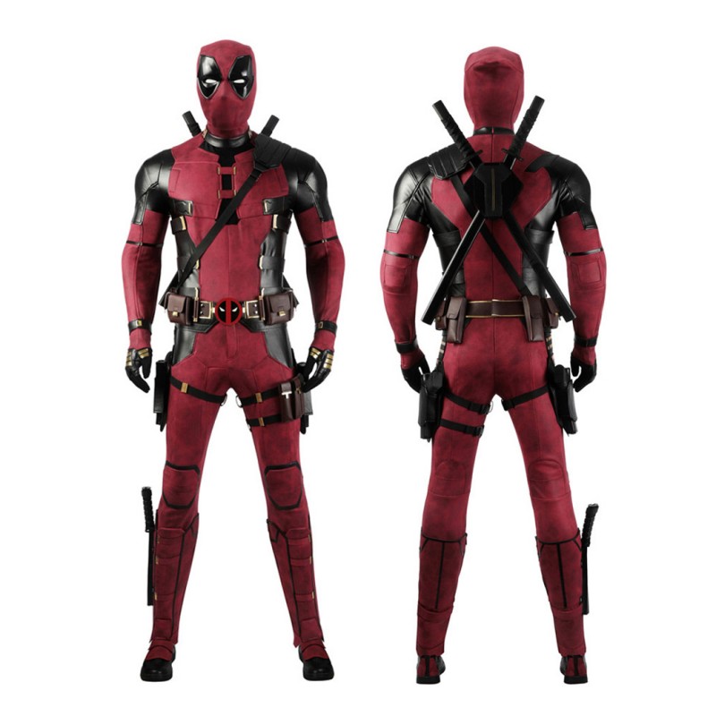 Deadpool Costumes for Male and Lady Deadpool 3 Cosplay Outfits with Dogpool Clothes