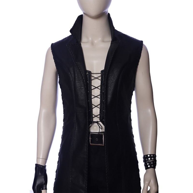 DMC5 Custome Male Sleeveless Windbreaker Jacket Halloween Cosplay Suit
