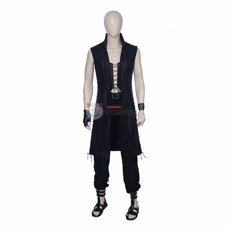 DMC5 Custome Male Sleeveless Windbreaker Jacket Halloween Cosplay Suit