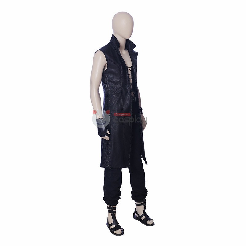 DMC5 Custome Male Sleeveless Windbreaker Jacket Halloween Cosplay Suit