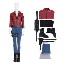 Resident Evil 2 Cosplay Costume Claire Redfield Costumes Top Level