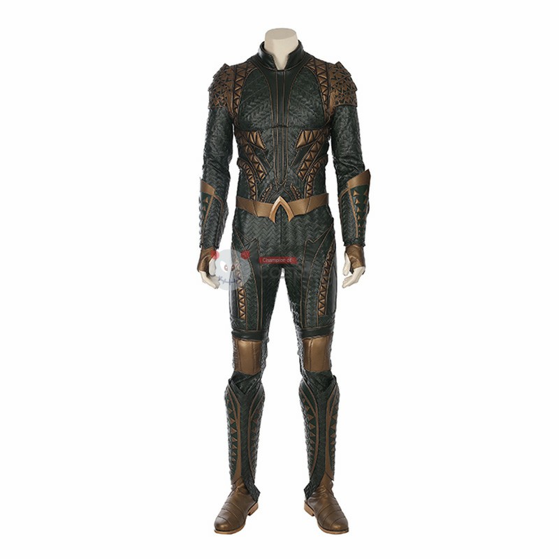 Justice League Arthur Curry Aquaman Cosplay Costume DC Hero Halloween Costume.