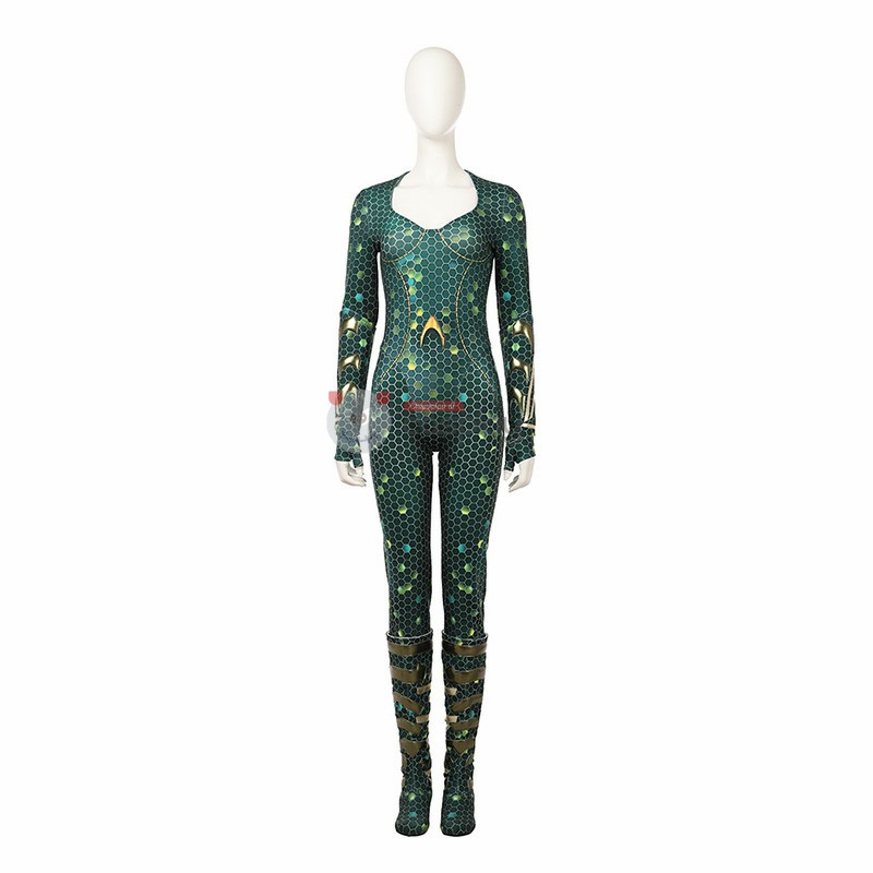 Mera Jumpsuit Halloween Cosplay Costume