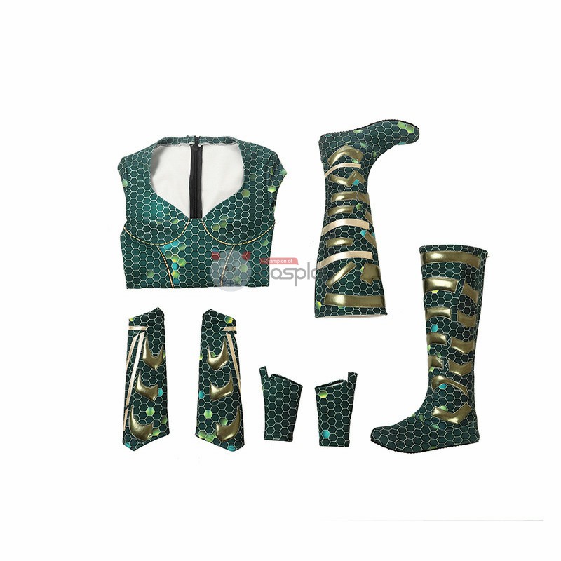 Mera Jumpsuit Halloween Cosplay Costume