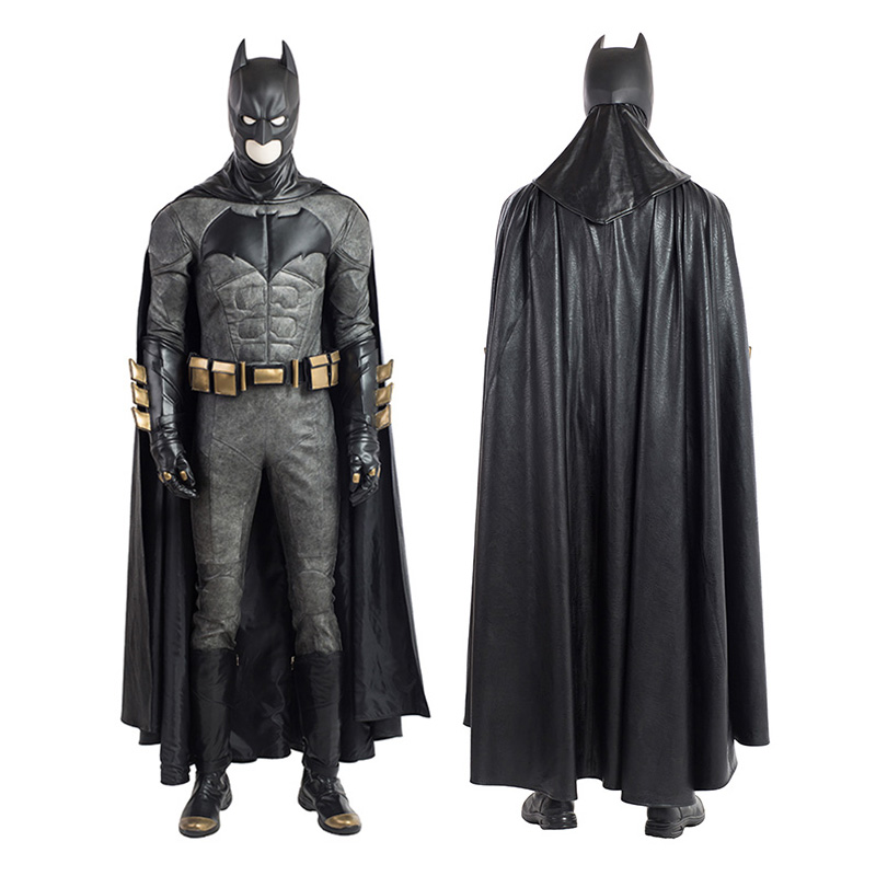 Justice League Outfits Batman Cosplay Costume DC Hero Bruce Wayne Costume