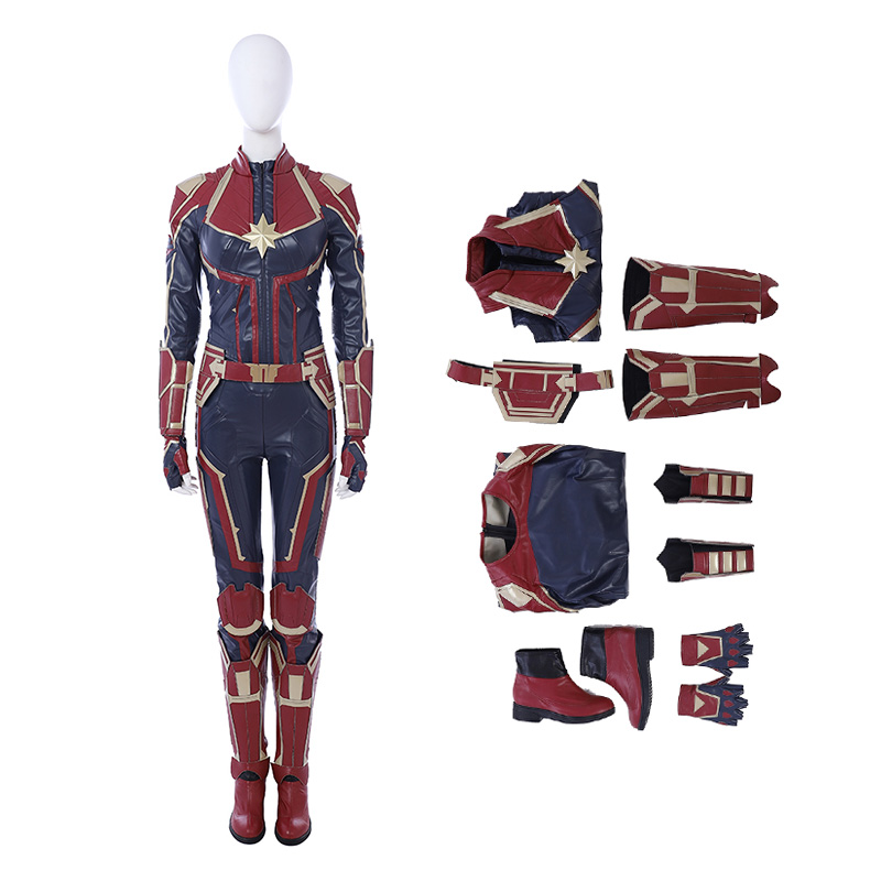 Carol Danvers Cosplay Costume Captain Marvel Costume