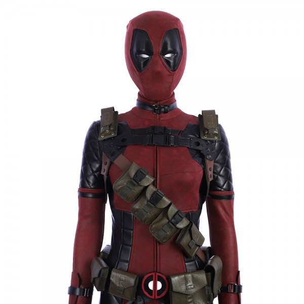 Deadpool 2 Lady Costume Woman Cosplay Costume Deluxe Version Champion