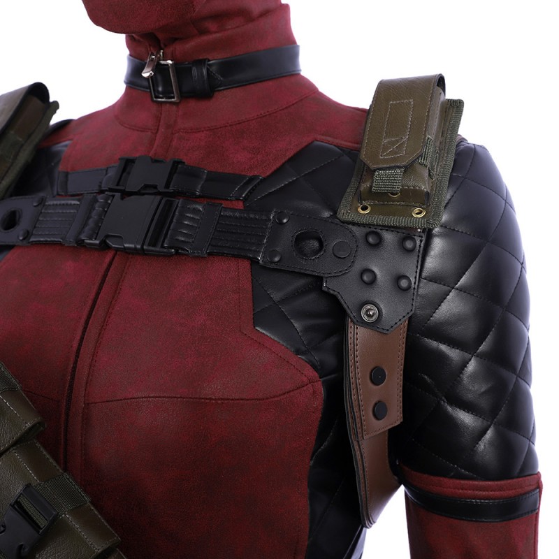 Deadpool 2 Lady Costume Woman Cosplay Costume Luxury Suit