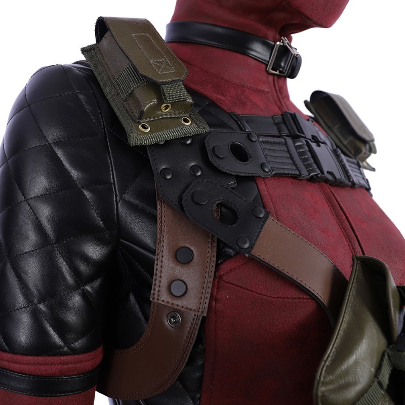Deadpool 2 Lady Costume Woman Cosplay Costume Luxury Suit