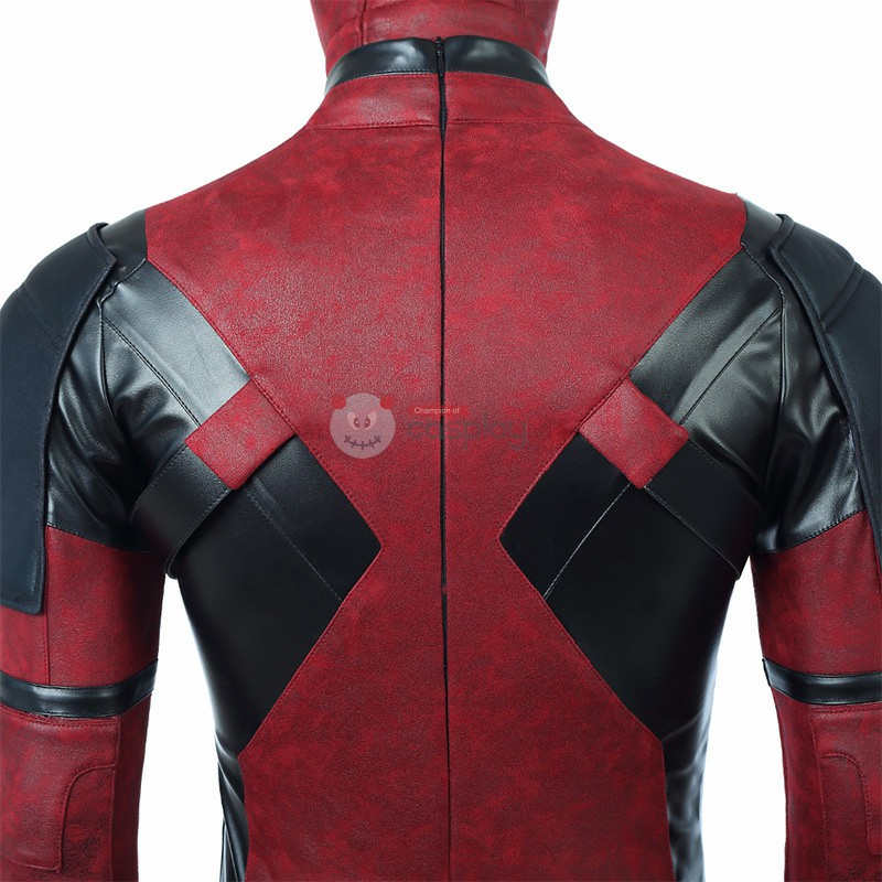 Clearance Sale - Female Medium Size Deadpool Wade Wilson Cosplay Costume with Boots 6.5 US