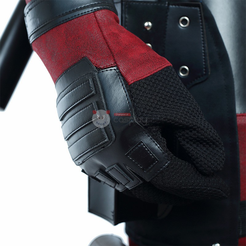 Clearance Sale - Female Medium Size Deadpool Wade Wilson Cosplay Costume with Boots 6.5 US