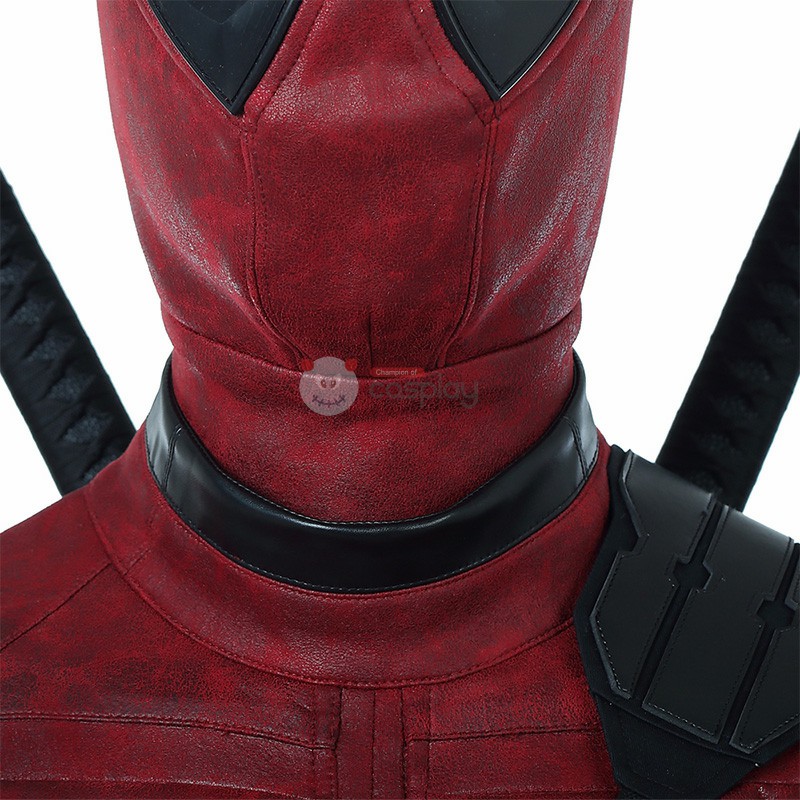Clearance Sale - Female Medium Size Deadpool Wade Wilson Cosplay Costume with Boots 6.5 US