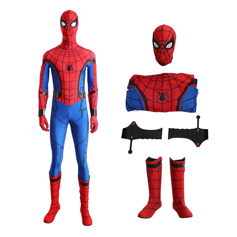 Spider-Man 1 Homecoming Peter The Avengers Halloween Cosplay Costume