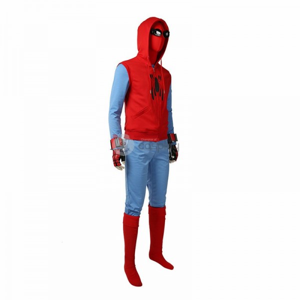 Spider-Man Homecoming Peter Park The Avengers Cosplay Costume Deluxe ...