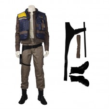 Rogue One A Star Wars Story Cassian Andor Halloween Cosplay Costume Full Suit