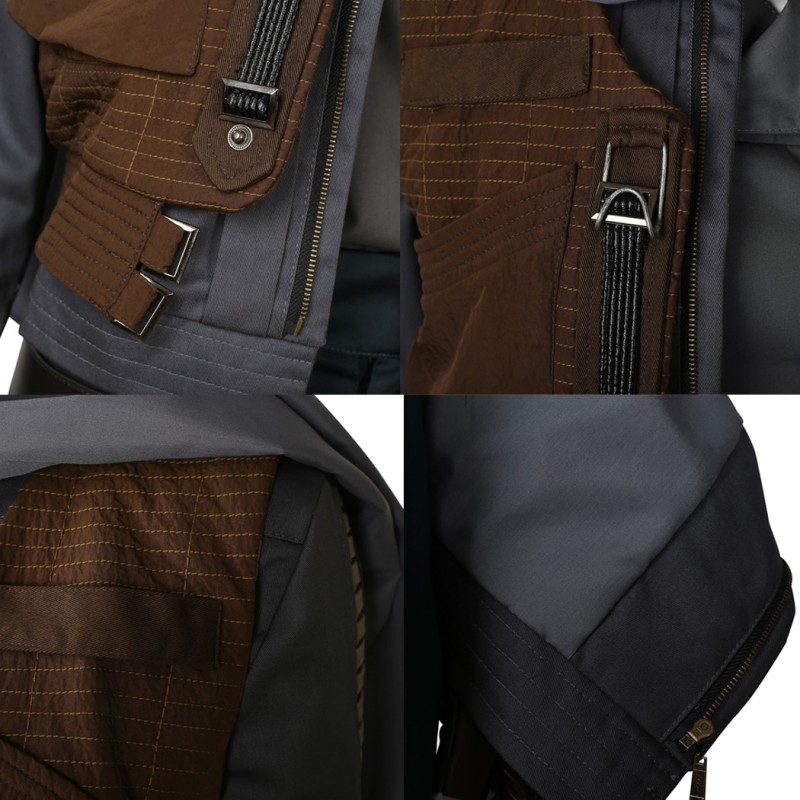 Rogue One A Star Wars Story Jyn Erso Cosplay Costume Top Level Suit