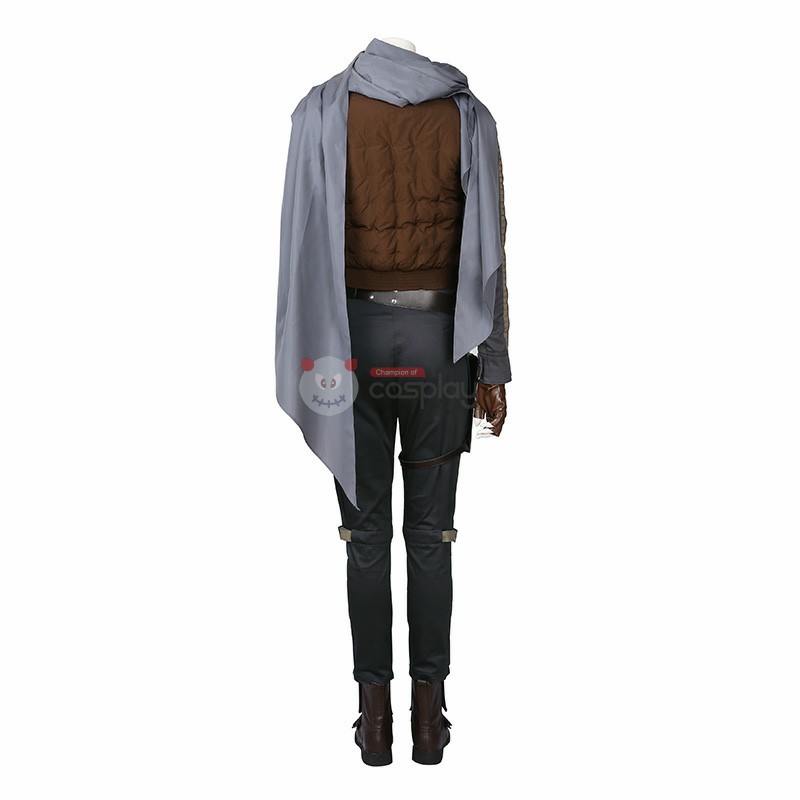 Rogue One A Star Wars Story Jyn Erso Cosplay Costume Top Level Suit
