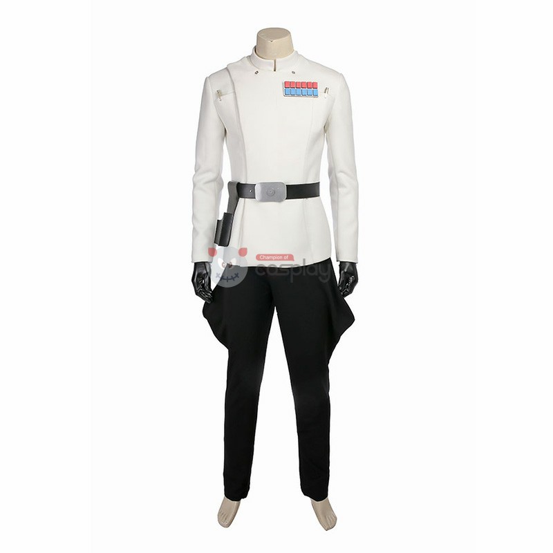 Rogue One A Star Wars Story Orson Krennic Cosplay Costume Deluxe Outfit