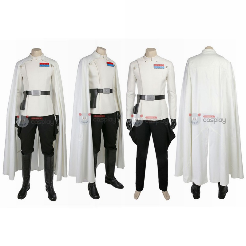 Rogue One A Star Wars Story Orson Krennic Cosplay Costume Deluxe Outfit