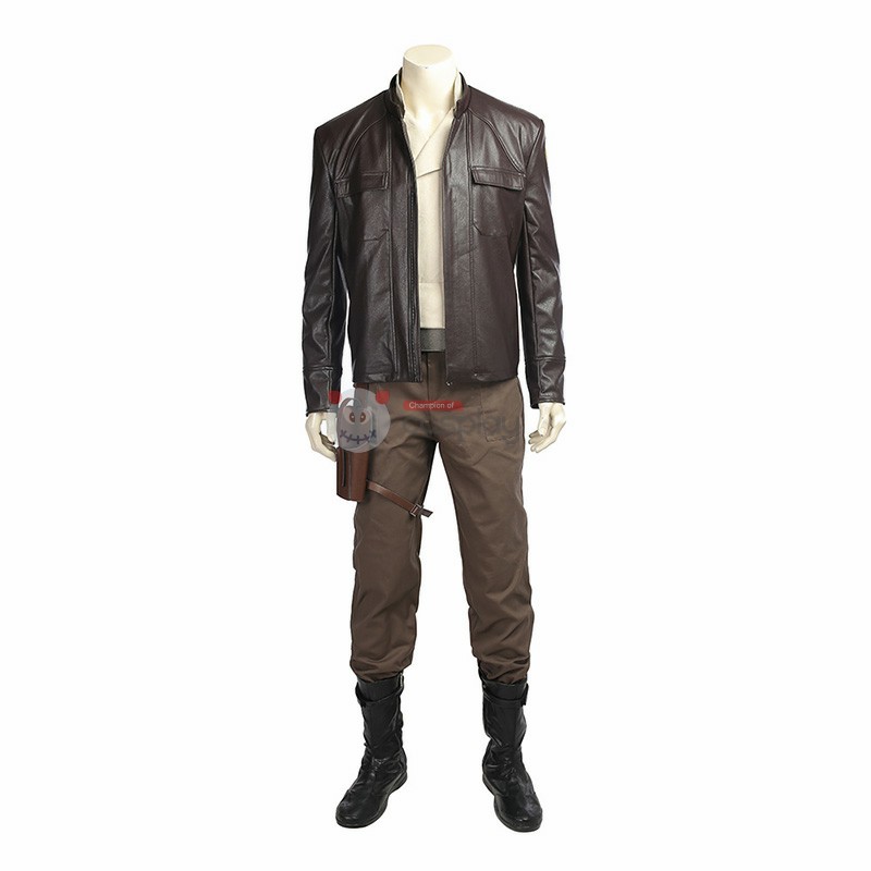 Star Wars 8 The Last Jedi Poe Dameron Cosplay Costume Full Set