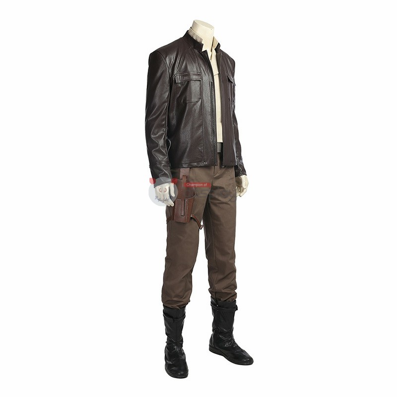 Star Wars 8 The Last Jedi Poe Dameron Cosplay Costume Full Set