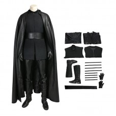 Star Wars 8 The Last Jedi Kylo Ren Costume Cosplay Deluxe Version Suit