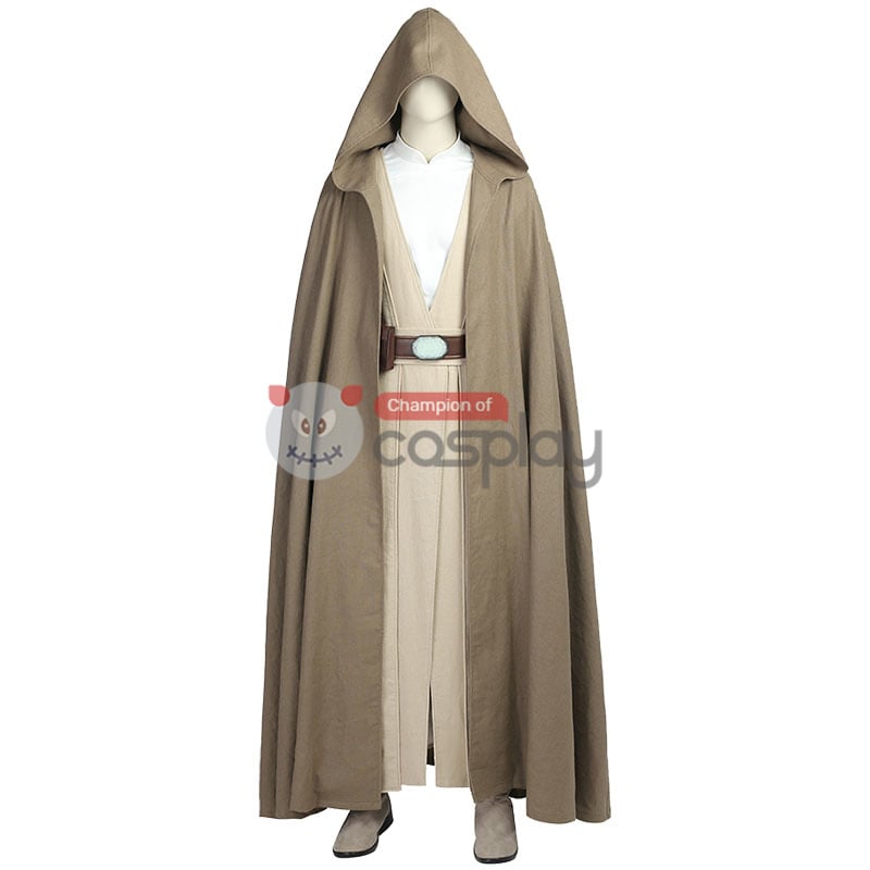 Star Wars 8 The Last Jedi Luke Skywalker Cosplay Costume Suit