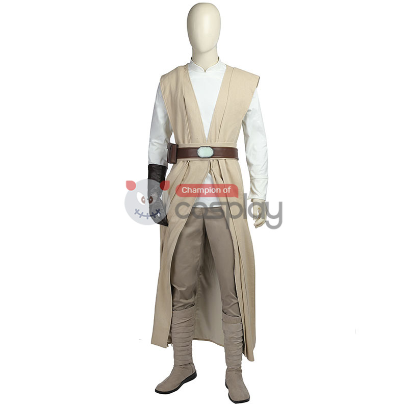 NEW The Last Jedi Luke Skywalker Uniform Outfit Cosplay Costume Custom Made 