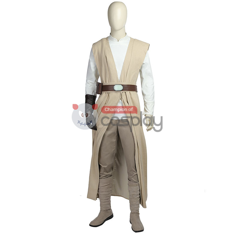Star Wars 8 The Last Jedi Luke Skywalker Cosplay Costume Suit