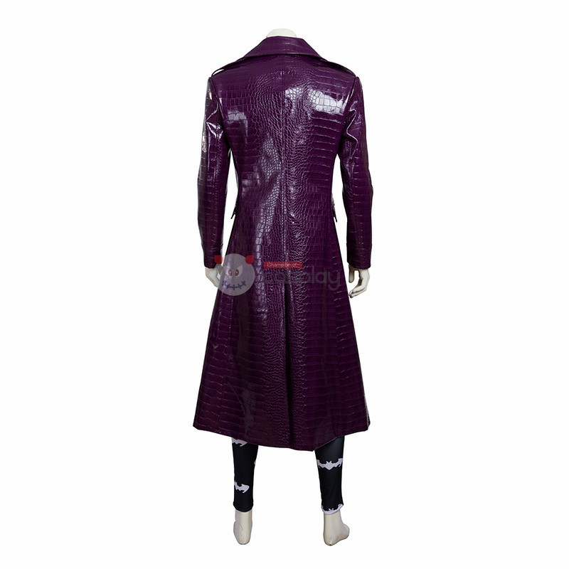 Joaquin Phoenix Cosplay Costume Purple Suit