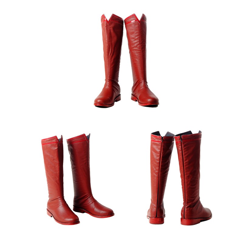 Blue Clark Cosplay Costume Leather Halloween Suit Top Level