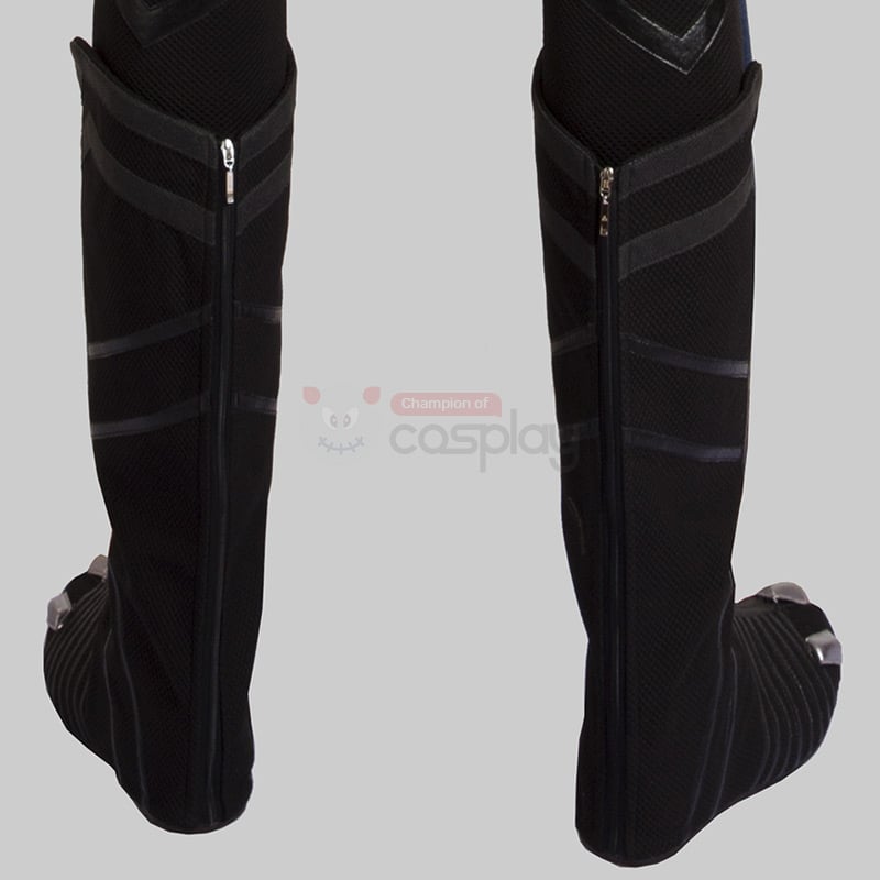 The Avengers Captain America Civil War Black Panther Cosplay Costume Deluxe Outfit