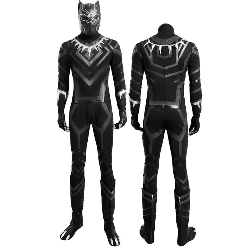 The Avengers Captain America Civil War Black Panther Cosplay Costume Deluxe Outfit
