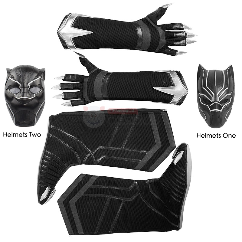 The Avengers Captain America Civil War Black Panther Cosplay Costume Deluxe Outfit