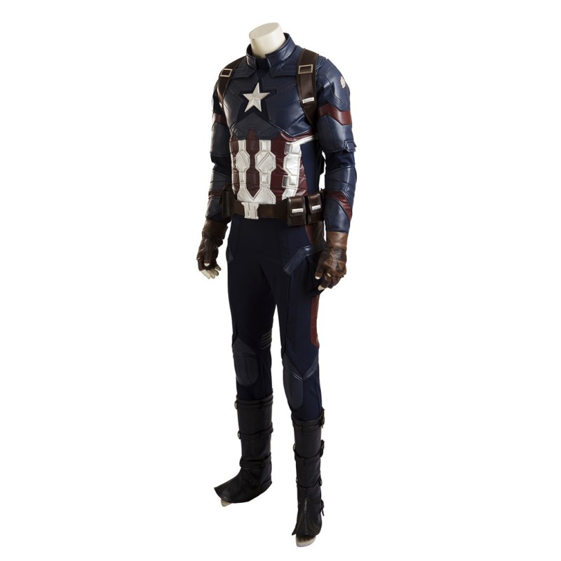 The Avengers Captain America Civil War Steve Rogers Cosplay Costume