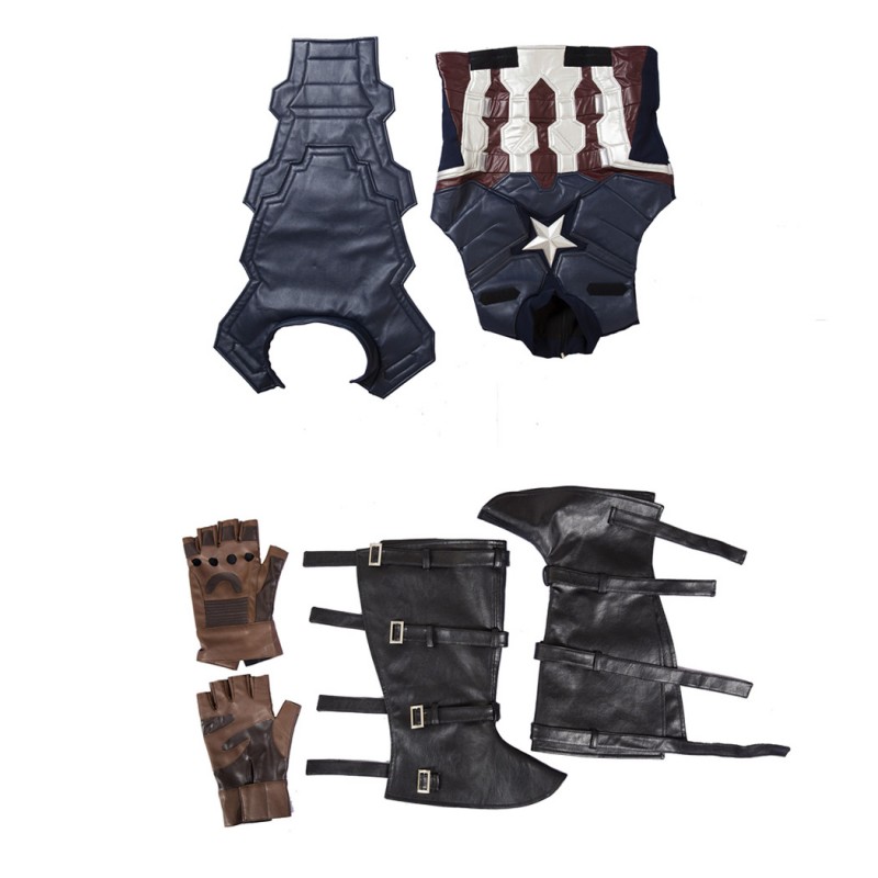 The Avengers Captain America Civil War Steve Rogers Cosplay Costume