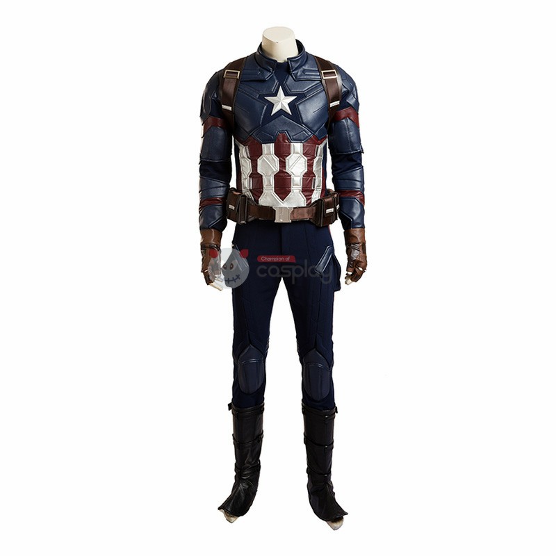 The Avengers Captain America Civil War Steve Rogers Cosplay Costume