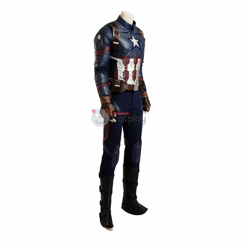 The Avengers Captain America Civil War Steve Rogers Cosplay Costume