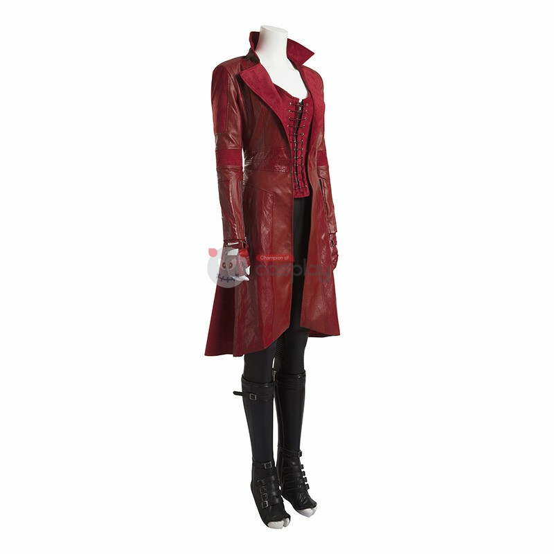 Marvel Captain America Civil War Scarlet Witch Wanda Maximoff Cosplay Costume
