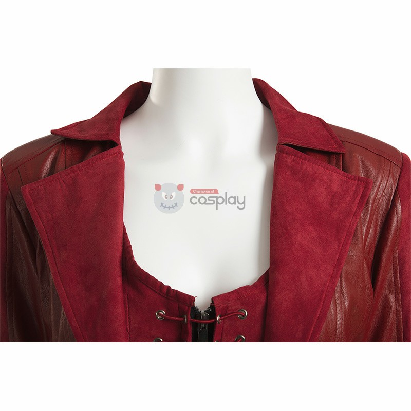 Marvel Captain America Civil War Scarlet Witch Wanda Maximoff Cosplay Costume