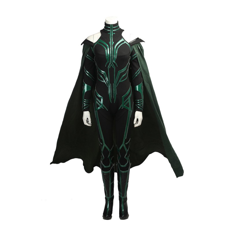 Thor Ragnarok Cosplay Costume Top Level Hela Costume Black Version
