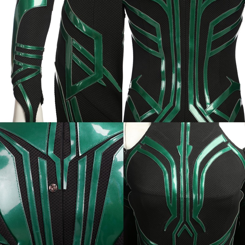Thor Ragnarok Cosplay Costume Top Level Hela Costume Black Version